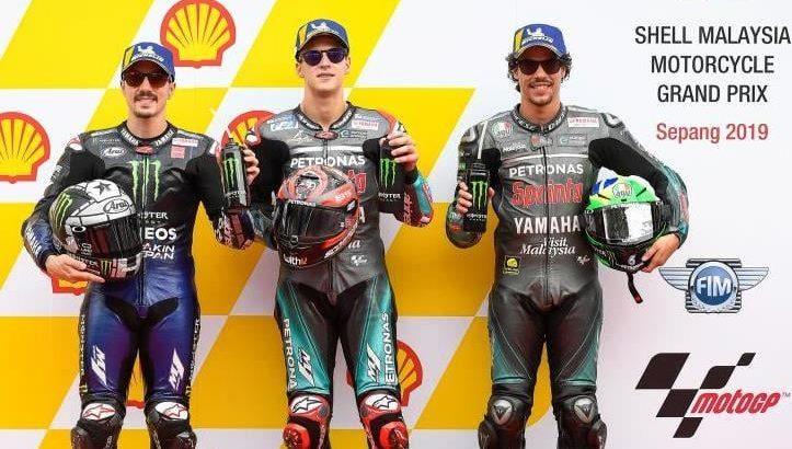 MotoGP, in Malesia Quartararo in pole, poi Vinales e Morbidelli.  Disastro Marquez